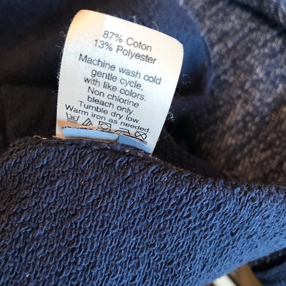 J Crew heather navy sweatshirt - Picture 8 of 8